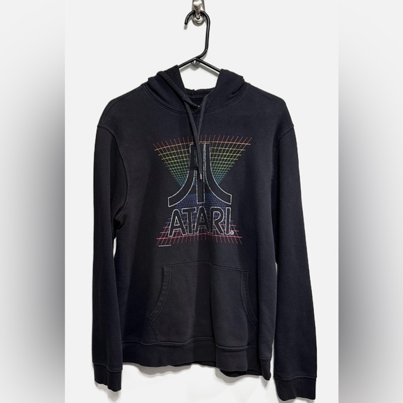 Old Navy Men’s Atari Hoodie Black Large - Picture 1 of 6